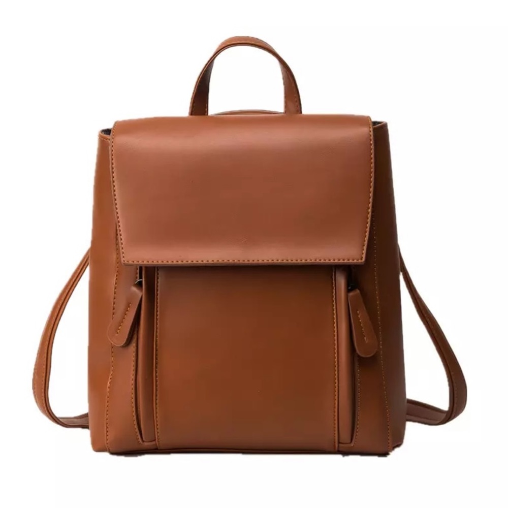✨Last one CLEARANCE✨ Vegan Backpack, CARAMEL - Picture 4 of 8